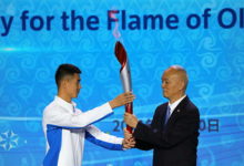 Photo of Flacăra olimpică a ajuns la Beijing